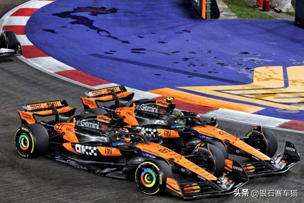 关于哈斯车队完胜迈凯伦，诺里斯统治全场的信息